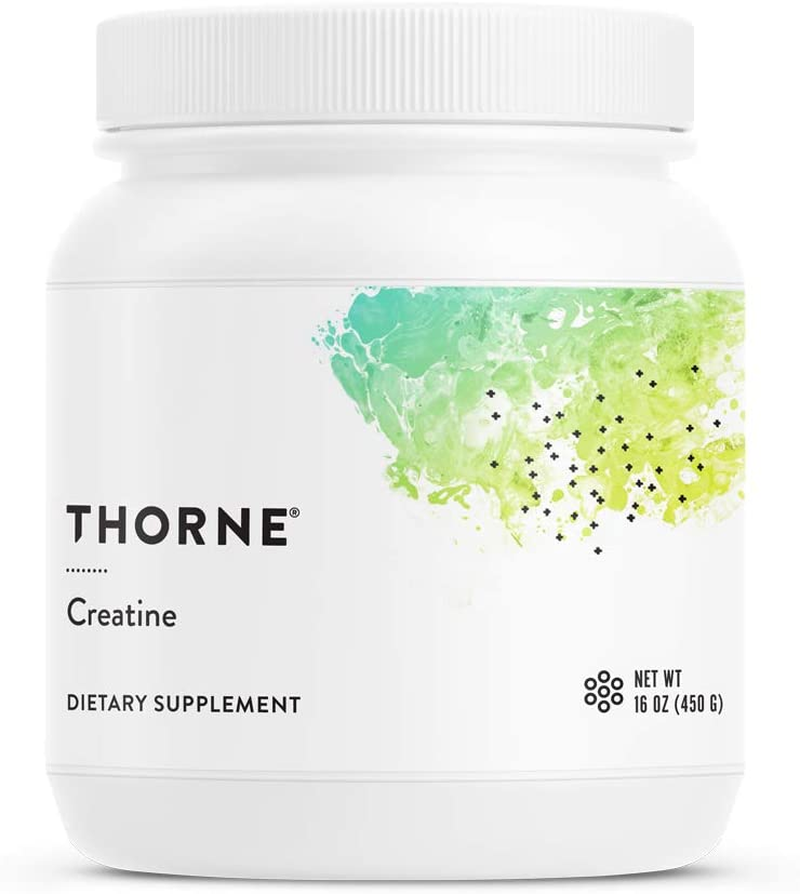 Thorne Creatine - Amino Acid Creatine Powder - Supports Muscle Performance, Cellular Energy Production & Cognitive Function - Gluten-Free - Unflavored - NSF Certified for Sport - 16 Oz - 90 Servings