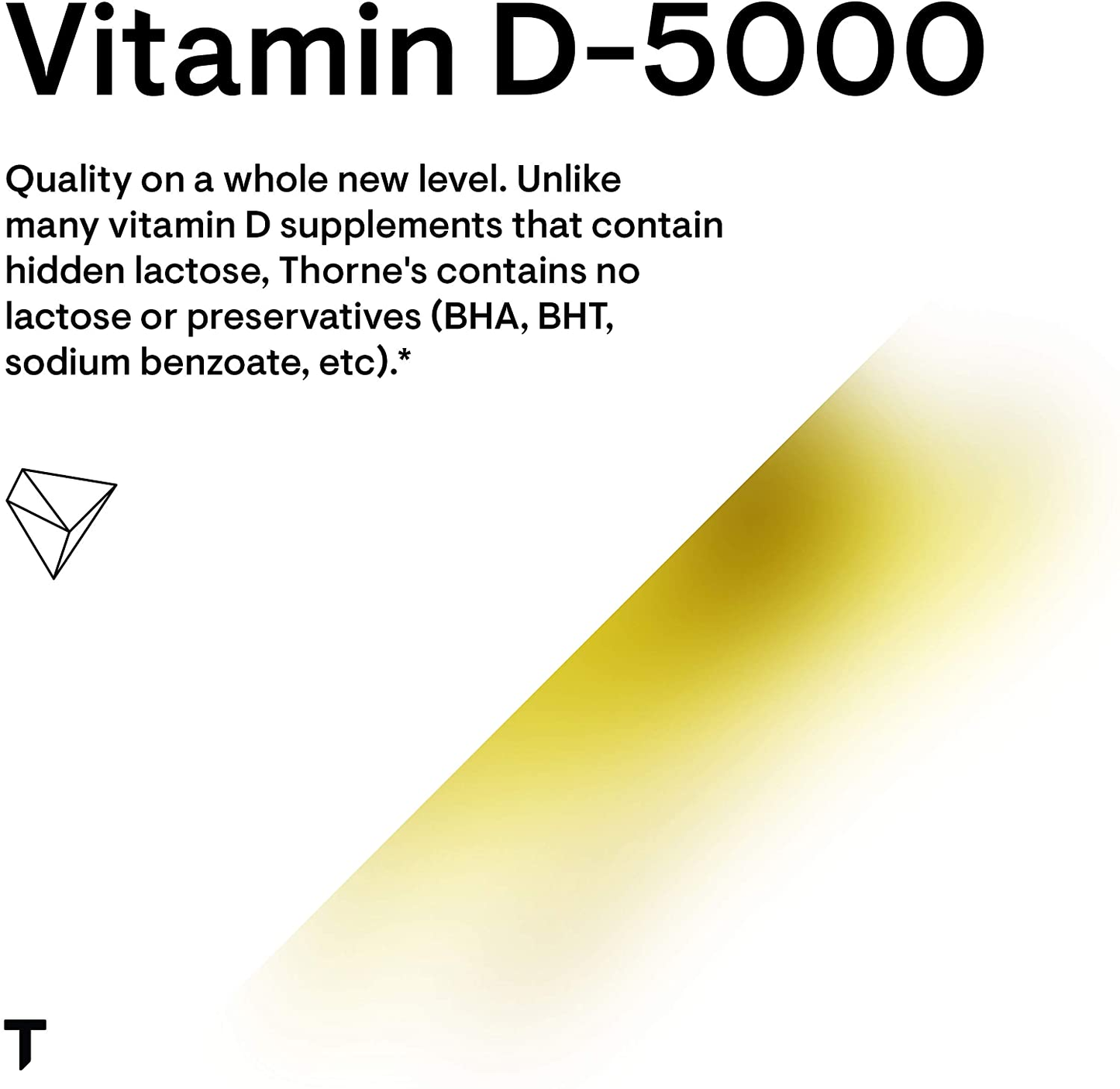 - Vitamin D-5000 - Vitamin D3 Supplement (5,000 IU) for Healthy Bones and Muscles - 60 Capsules