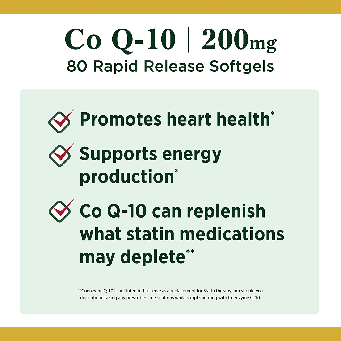 Coq10 by , Dietary Supplement, Supports Heart Health, 200Mg, 80 Softgels