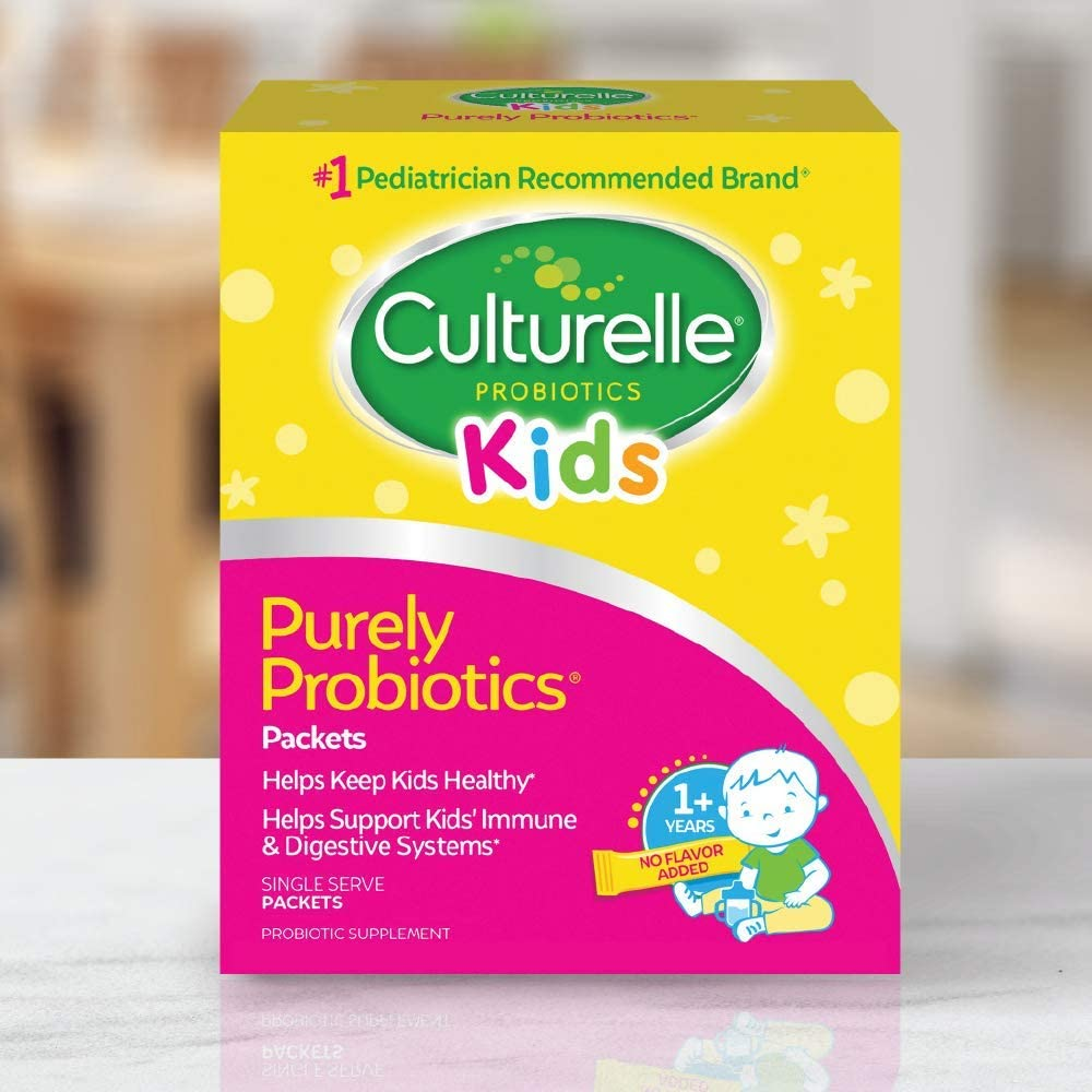 Kids Packets Daily Probiotic Supplement - Helps Support a Healthy Immune & Digestive System* - #1 Pediatrician Recommended Brand - 30 Single Packets