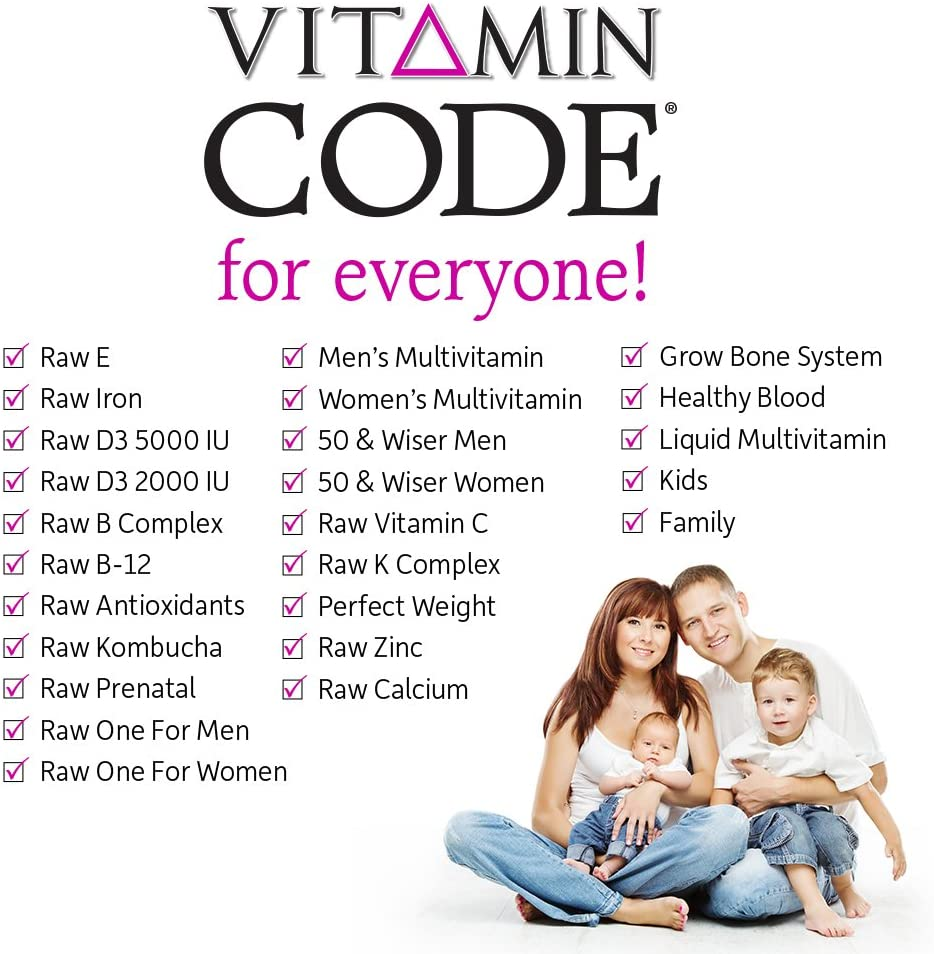 Multivitamin for Women, Vitamin Code Women'S Multi - 120 Capsules, Whole Food Womens Multi, Vitamins, Iron, Folate Not Folic Acid & Probiotics for Womens Energy, Vegetarian Supplements