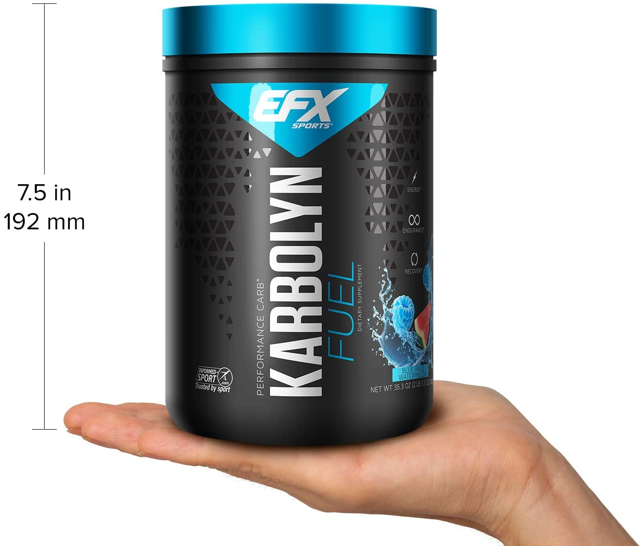 Karbolyn Fuel | Pre, Intra, Post Workout Carbohydrate Supplement Powder | Carb Load, Energize, Improve & Recover Faster | Easy to Mix | Blue Razz Watermelon (2LB 3.3 OZ)…