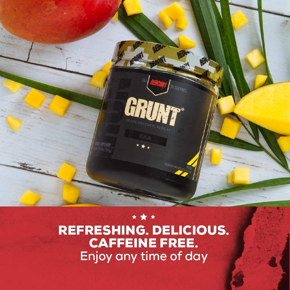 Grunt, Eaas, 30 Servings, Recover Faster, 9 Essential Amino Acids, Complete Protein Source (Blood Orange)