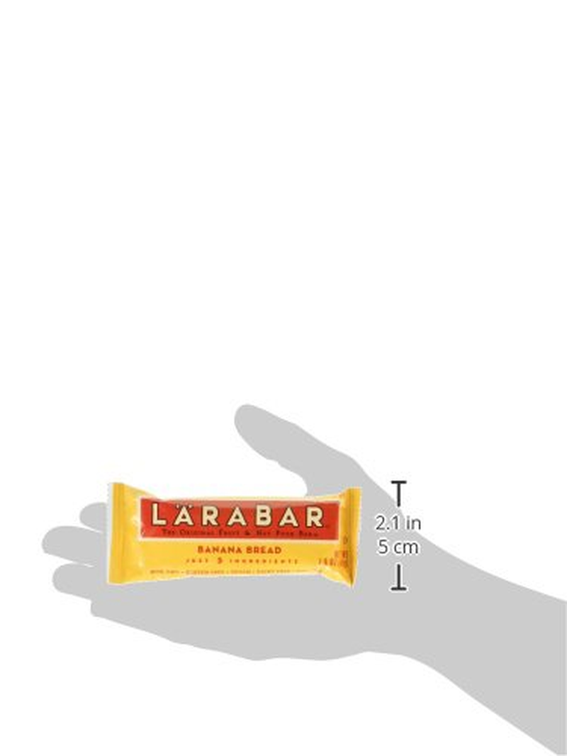 Larabar Banana Bread, Gluten Free Vegan Fruit & Nut Bar, 1.6 Oz Bars, 16 Ct