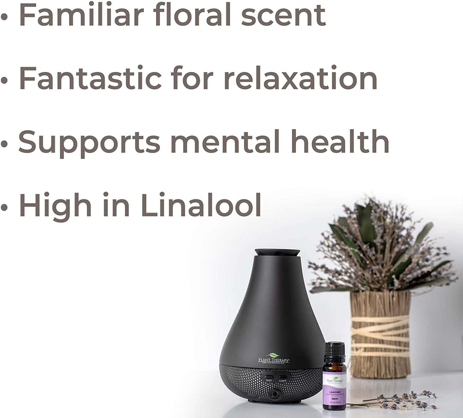 Lavender Essential Oil 100% Pure, Undiluted, Therapeutic Grade, for Aromatherapy Diffuser and Body Care Use, 10 Ml (1/3 Oz)