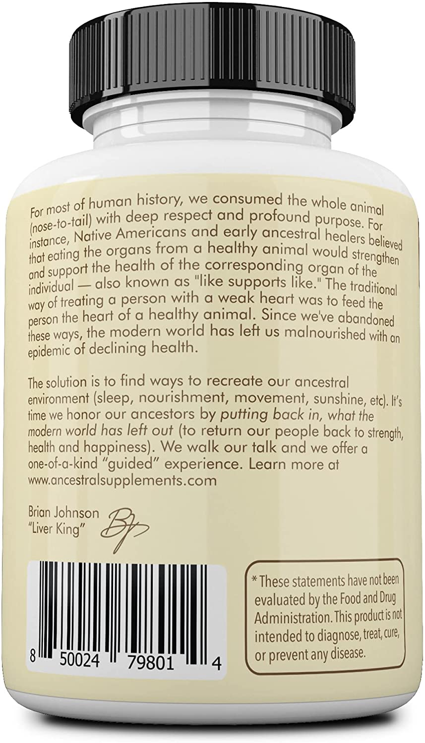 Grass Fed Living Bone — Supports Bone Strength, Flexibility, and Remineralization (60 Day Supply)