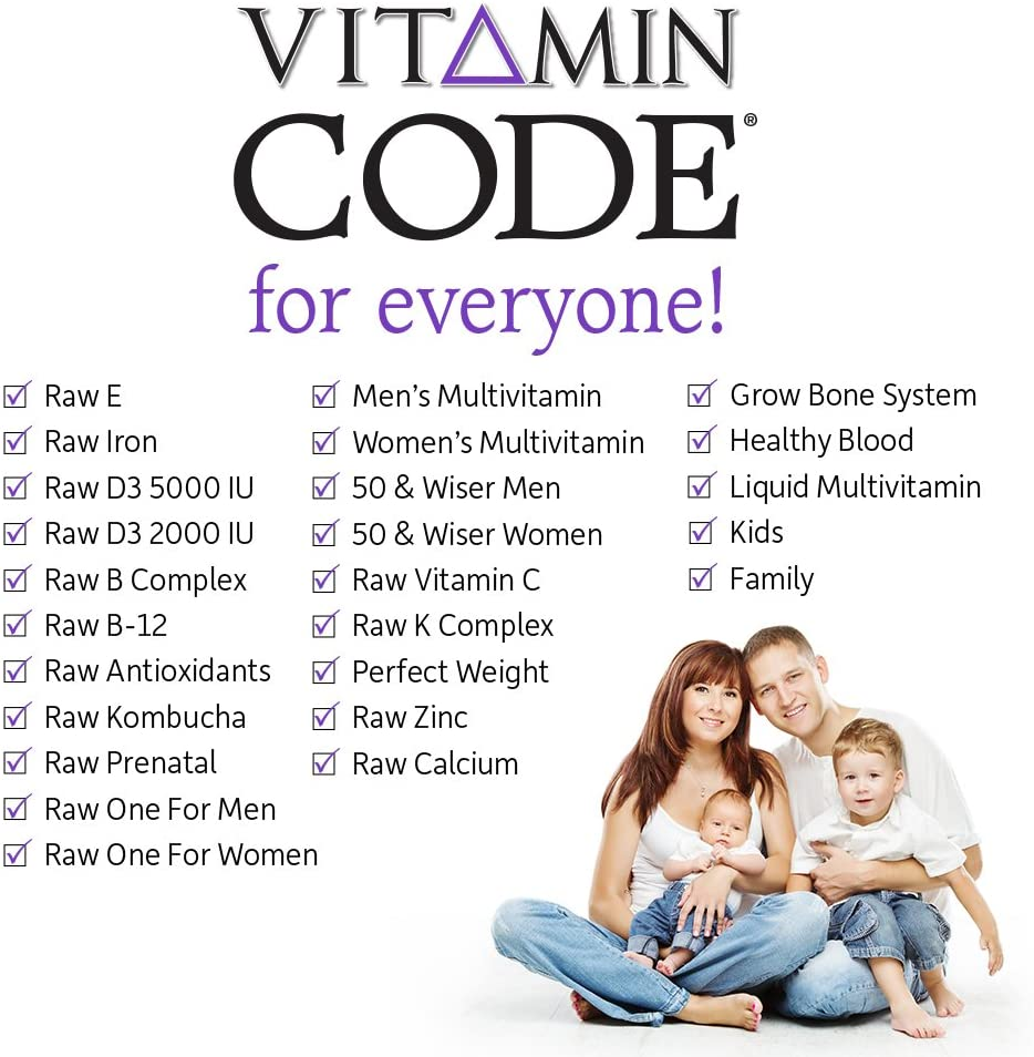 Vitamin Code Raw Vegan Zinc Capsules, 30Mg High Potency Whole Food Supplement plus Vitamin C, Trace Minerals & Probiotics for Skin Health & Immune Support, 60 Count