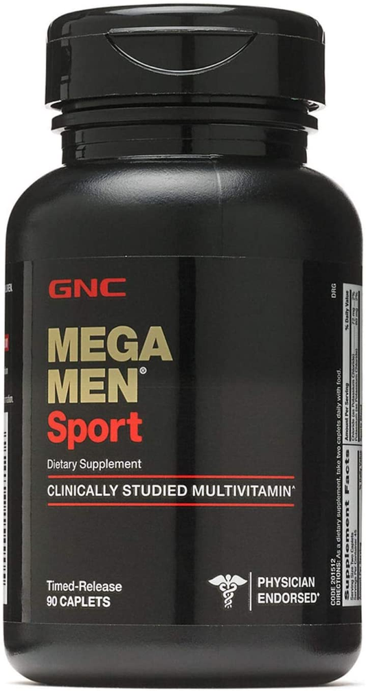 Mega Men Sport Multivitamin for Men, 90 Count, for Performance, Muscle Function, and General Health