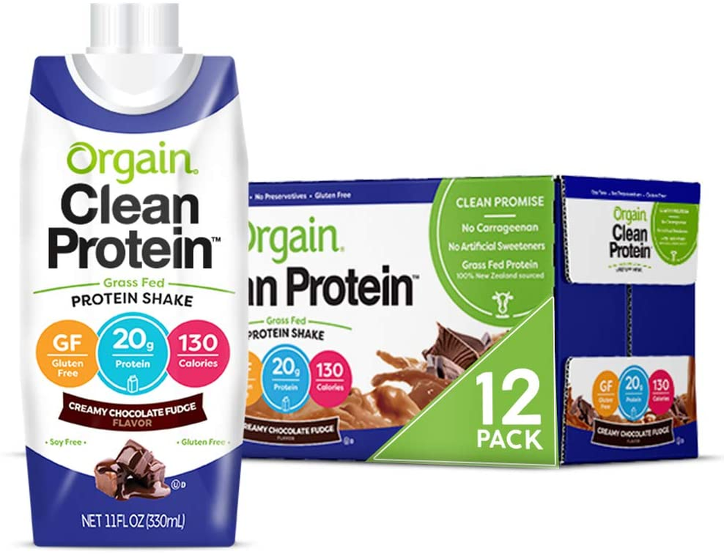 Protein Shake, Creamy Chocolate Fudge, 11 Fl Oz (Pack of 12)