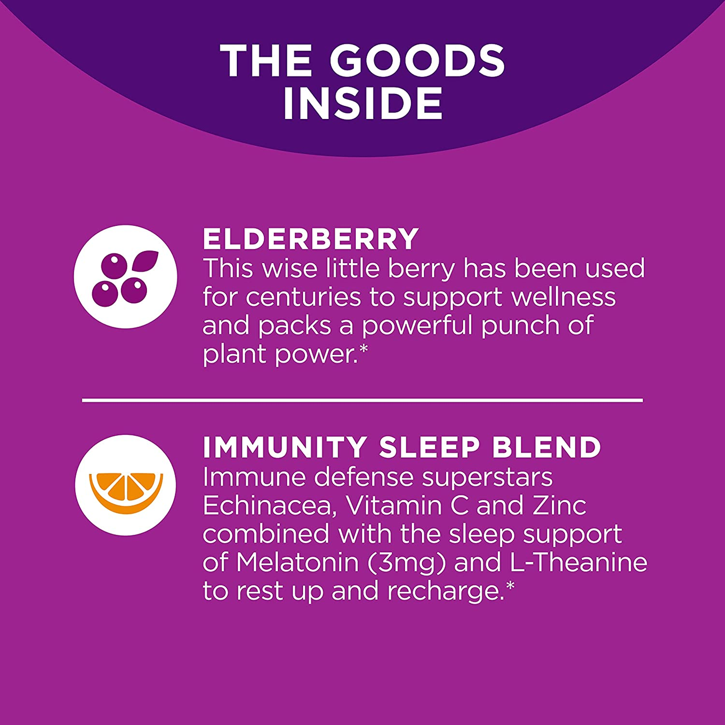 Immunity Sleep + Elderberry Gummies - 36Ct