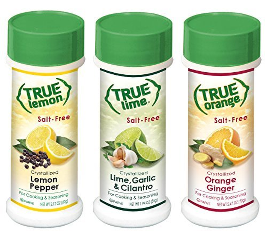 True Lemon Pepper, Orange Ginger, & Lime Garlic Cilantro Spice Shaker Kit