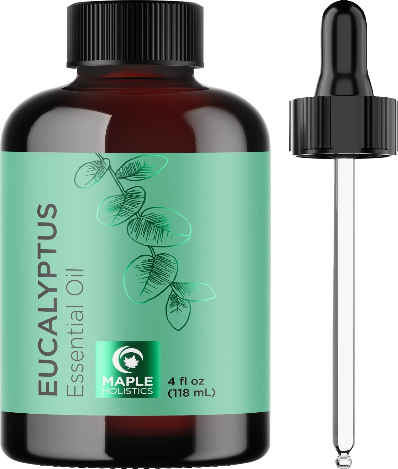 Pure Eucalyptus Essential Oil 4Oz - Invigorating Eucalyptus Essential Oil for Diffuser Home Spa Aromatherapy and Natural Bath Oil - Eucalyptus Oil for Diffuser Dry Scalp Care and DIY Skin Care