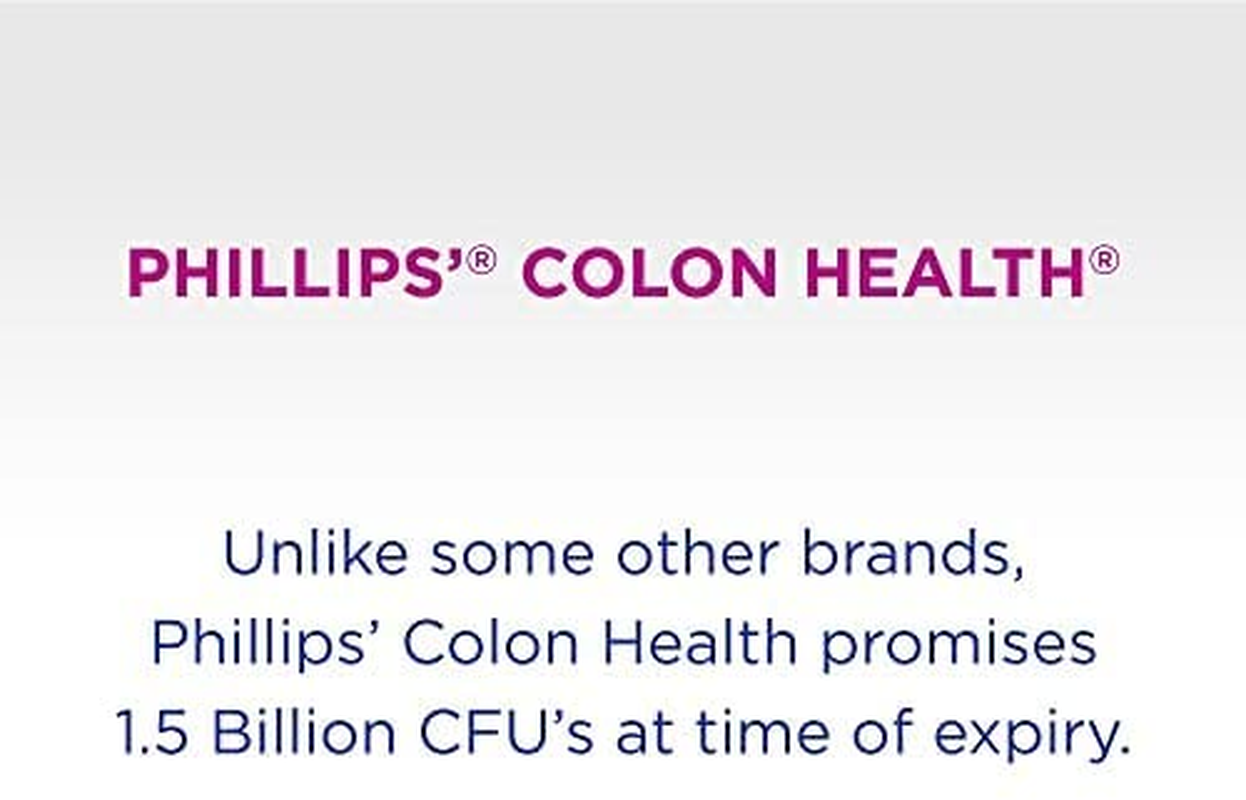 Phillips Colon Health - Probiotics Capsules - Immune Support - Helps Defend Occasional Gas, Bloating, Constipation, & Diarrhea - 60 Count