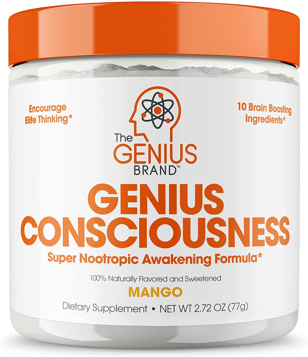 Genius Consciousness - Super Nootropic Brain Booster Supplement - Enhance Focus, Boost Concentration & Improve Memory | Mind Enhancement with Alpha GPC & Lions Mane Mushroom for Neuro Energy & IQ