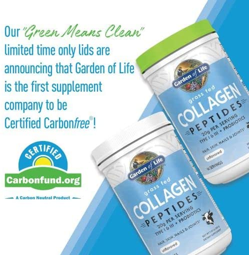 Grass Fed Collagen Peptides Powder – Unflavored Collagen Powder for Women Men Hair Skin Nails Joints, Hydrolyzed Collagen Protein Supplements, Post Workout, Paleo & Keto, 14 Servings