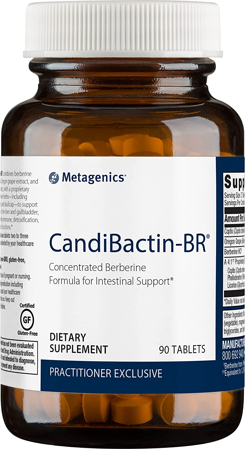 Candibactin-Br® – Concentrated Berberine Formula for Intestinal Support * | 180 Count (90 Tablets)