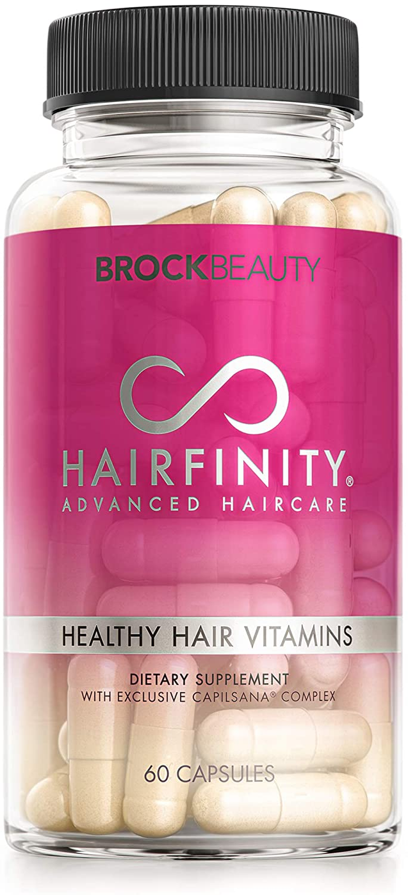 Hair Vitamins - Scientifically Formulated with Biotin, Amino Acids, and a Vitamin Supplement That Helps Support Hair Growth - Vegan - 60 Veggie Capsules (1 Month Supply)