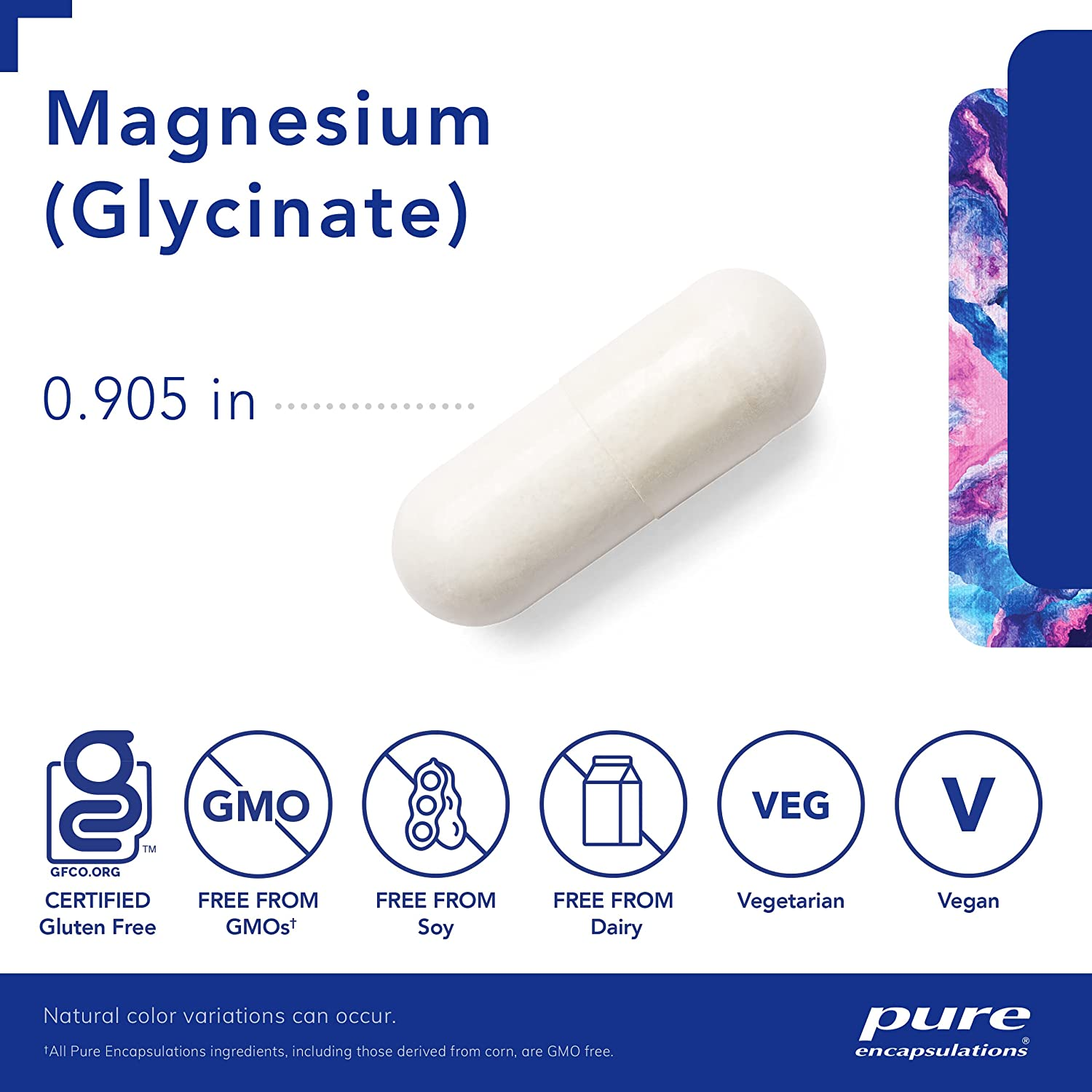 Magnesium (Glycinate) | Supplement to Support Stress Relief, Sleep, Heart Health, Nerves, Muscles, and Metabolism* | 90 Capsules