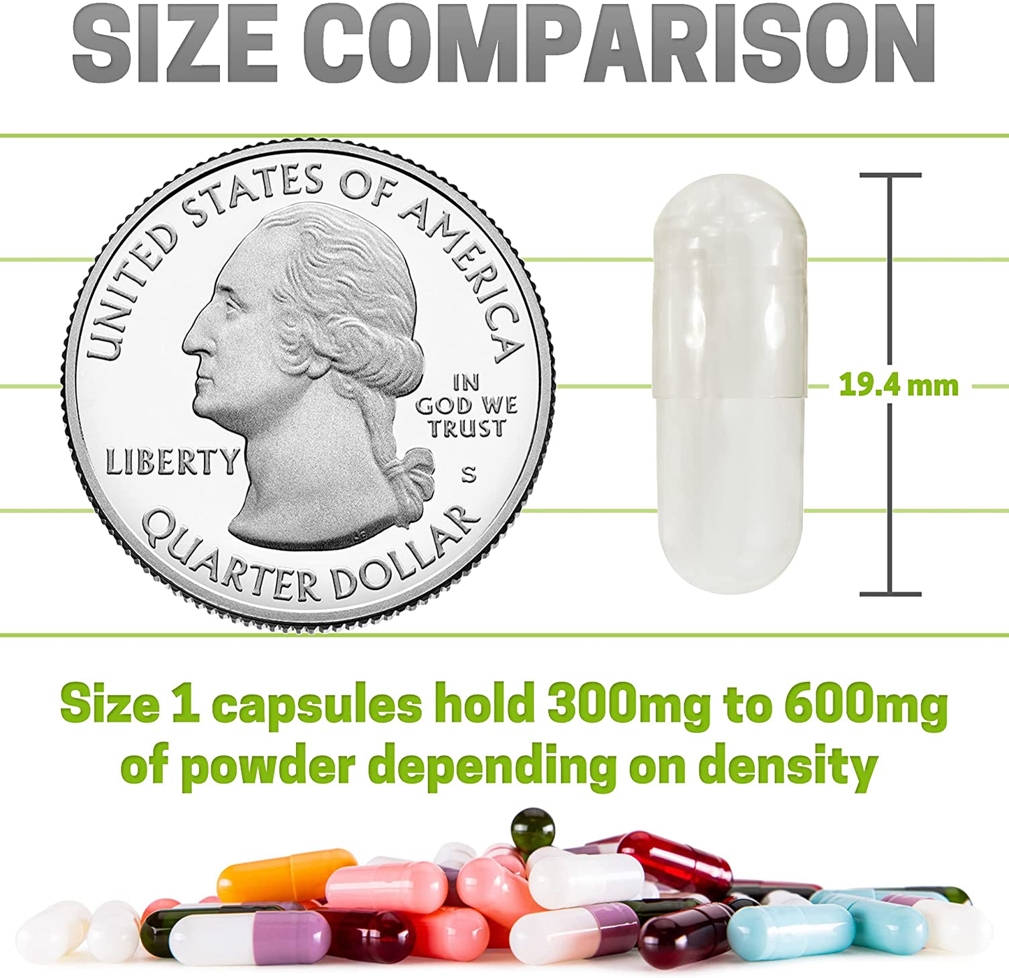 Size 1 Empty Capsules - 100 Count Empty Vegan Capsules - Vegetarian Empty Pill Capsules- DIY Vegetable Capsule Filling- Veggie Pill Capsules Empty Caps (Aqua)