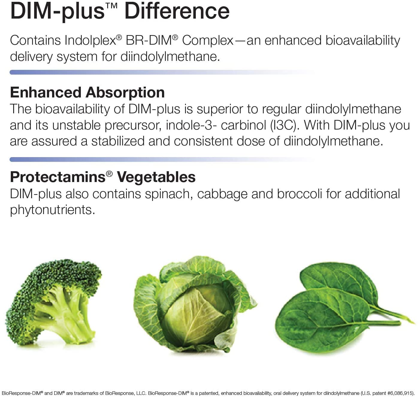 Dim-Plus, Diindolylmethane Vegetarian Capsules, 60-Count (Packaging May Vary)