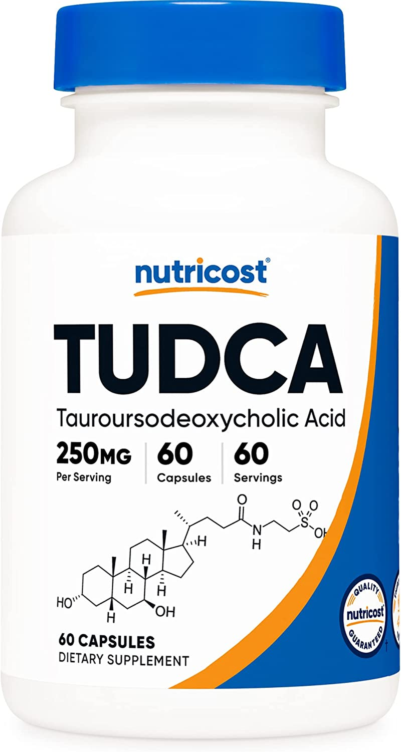 Tudca 250Mg, 60 Capsules (Tauroursodeoxycholic Acid) - Premium Quality