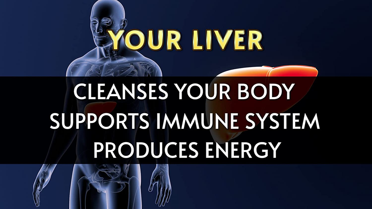 120 Tablets, Liver Support, Liver Cleanse, Liver Care, Liver Function, Energy.