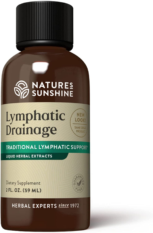 Lymphatic Drainage, 2 Fl. Oz, Lymphatic Drainage Supplement Promotes the Efficient Drainage of the Lymphatic System to Promote Overall Health