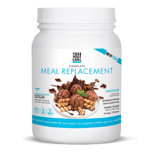 Complete Meal Replacement Powder - 15 Servings, 20G of Protein, 0G Added Sugars, 22 Vitamins and Minerals | All-In-One Nutritious Meal Replacement Shake (Chocolate)