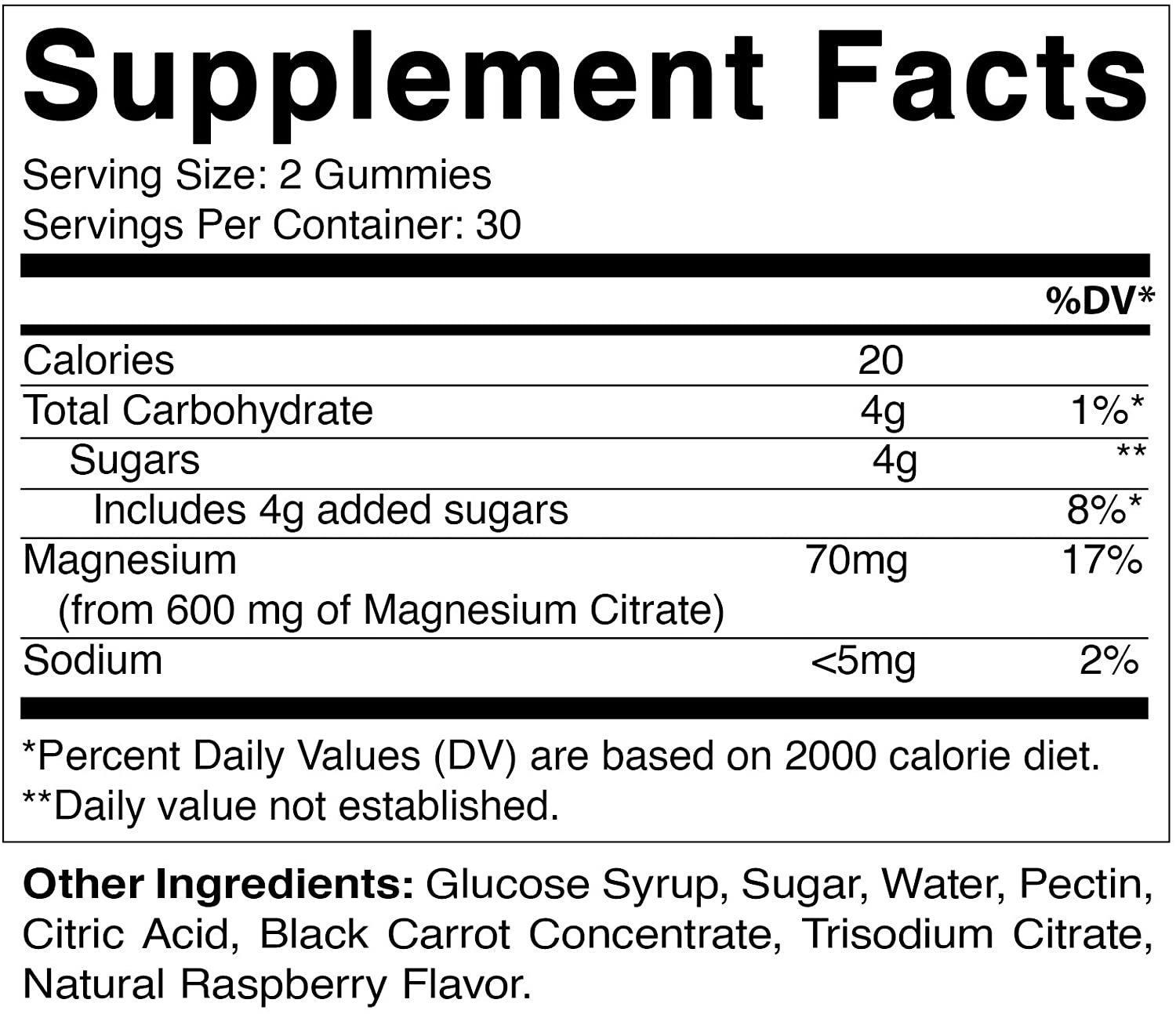 Magnesium Citrate Gummies 600Mg per Serving - 60 Vegan Gummies - Promotes Healthy Relaxation, Muscle, Bone, & Energy Support (60 Gummies (Pack of 1))