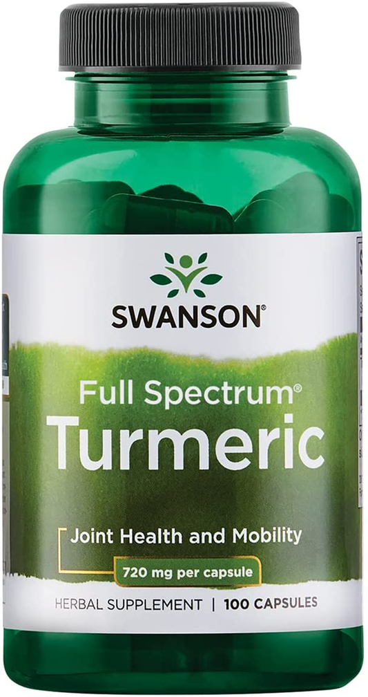 Premium Brand Turmeric Whole Root Powder, 720 Mg, 100 Gelatin Caps