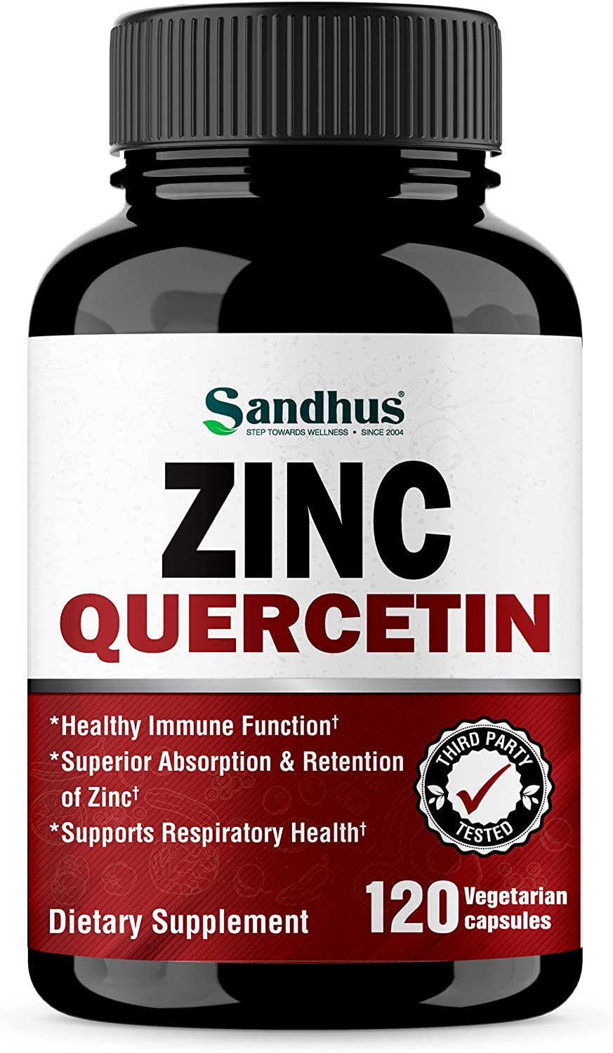 Zinc Quercetin 120 Vegetarian Capsules