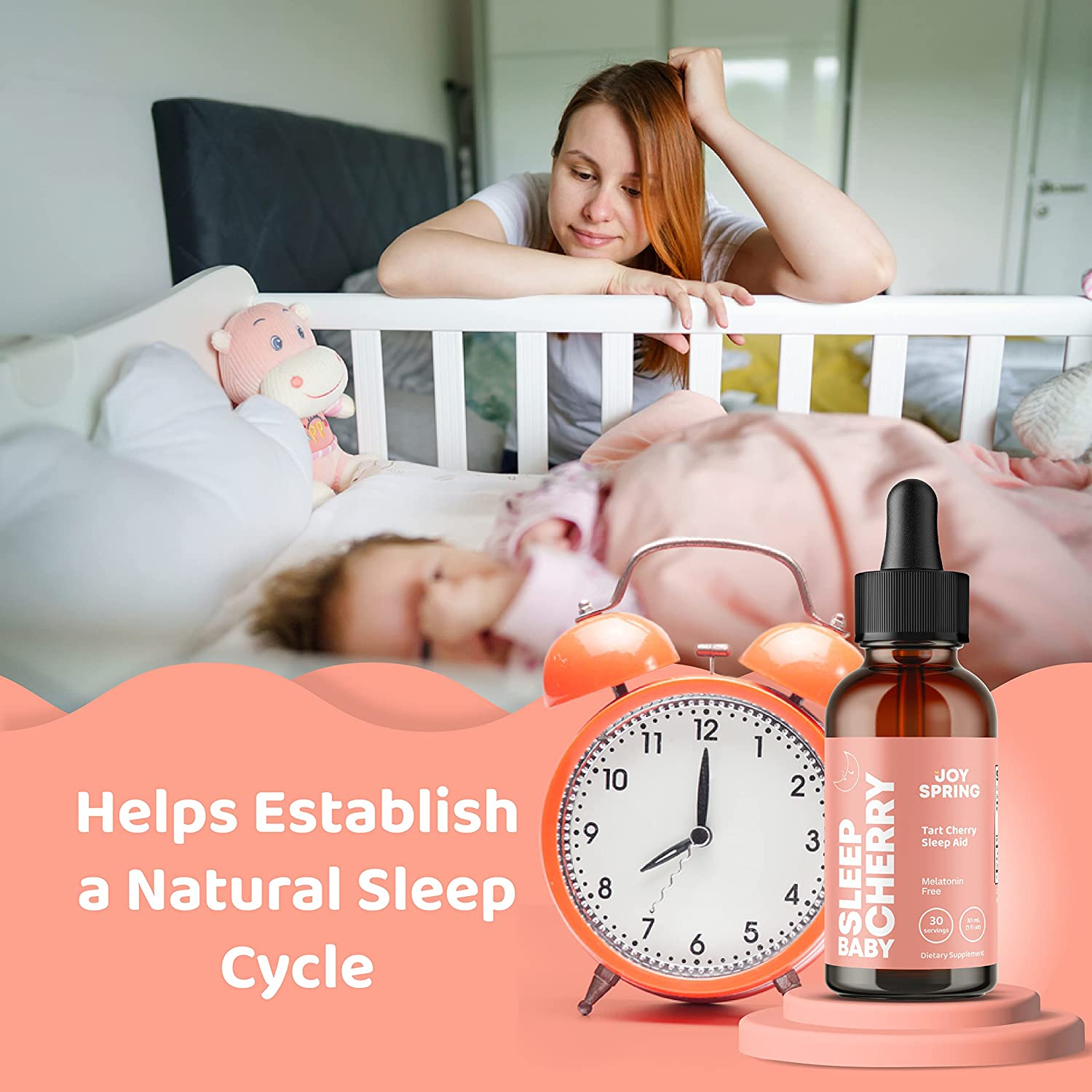 Natural Sleep Support for Babies - Herbal Baby Sleep Formula for Peaceful Sleep - Sleep Drops for Babies - Infant Sleep Support for Toddlers 1-3