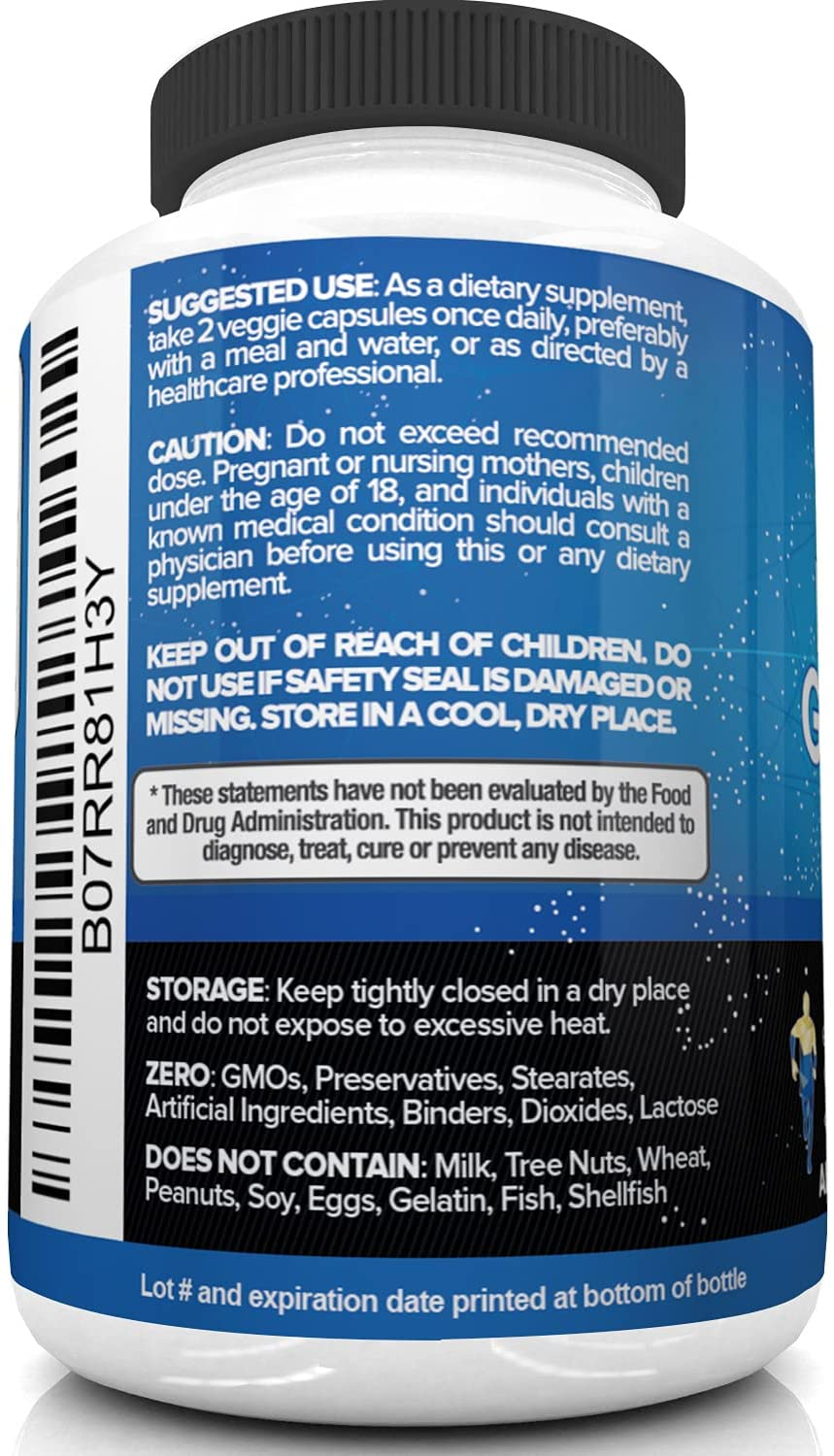 Liposomal Glutathione Setria® 700Mg - 60 Capsules - Pure Reduced Glutathione - Master Antioxidant for Optimal Cell Protection, Liver Detox, Cardiovascular Health, Brain and Immune Function