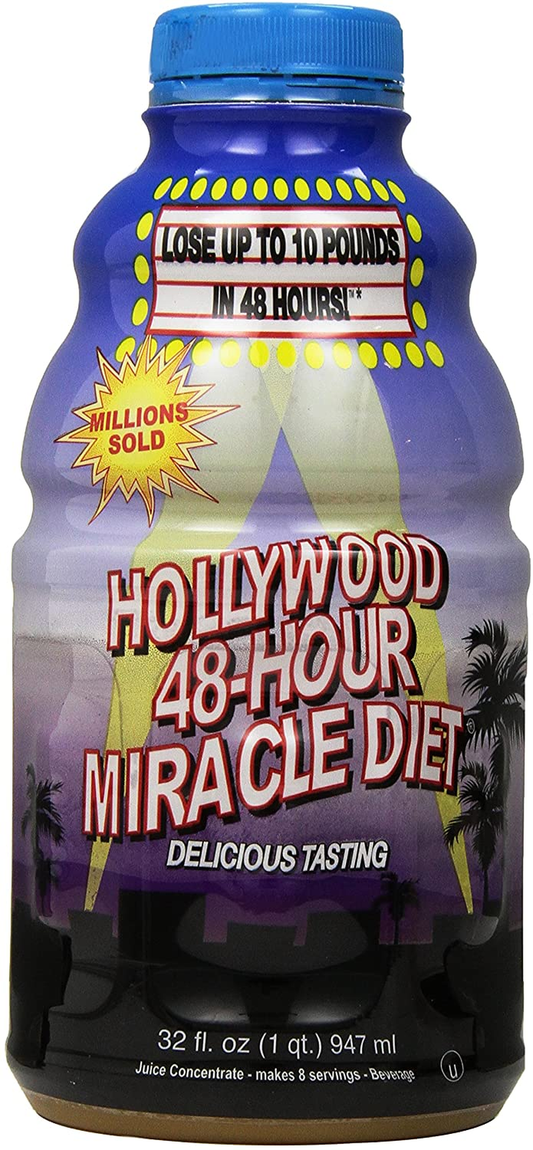 Hollywood 48-Hour Miracle Diet Bottles, 32 Fl. Oz (Pack of 2)