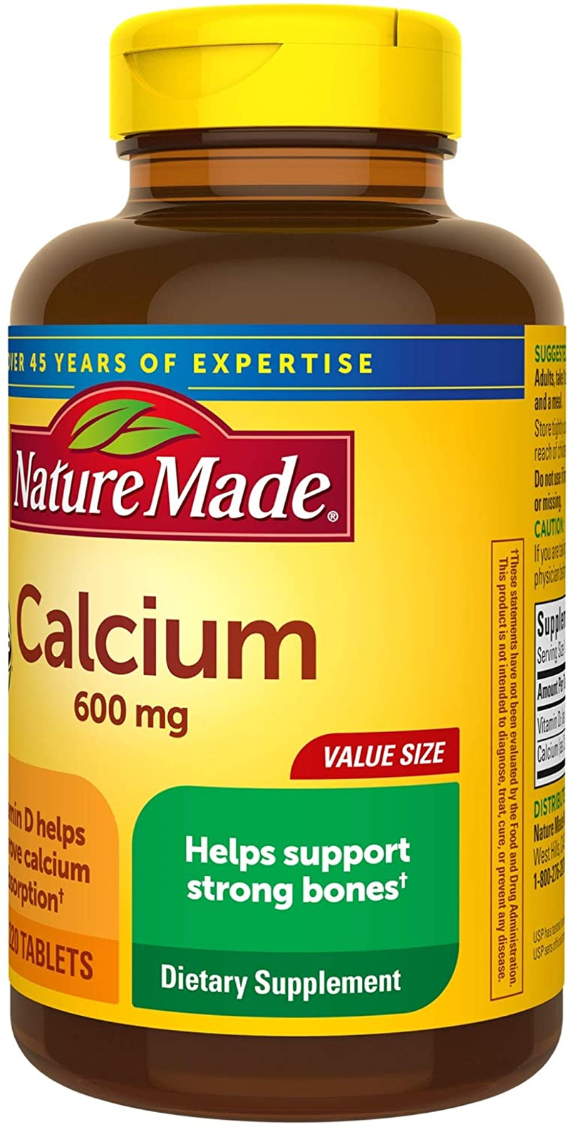 Calcium 600 Mg with Vitamin D3, 220 Tablets