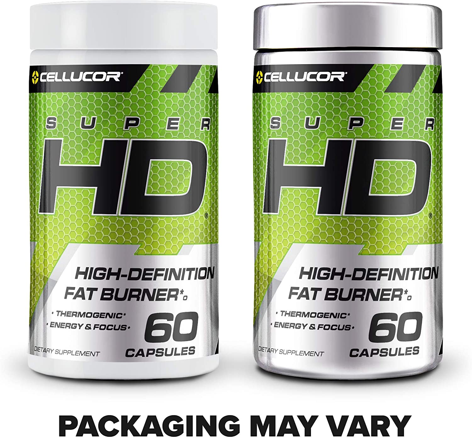 Superhd Thermogenic for Men & Women - Body Support, Improve Focus, Increase Energy - Premium Acetyl L-Carnitine, Green Tea Extract, Capsimax Cayenne Pepper, & More - 60 Diet Pills