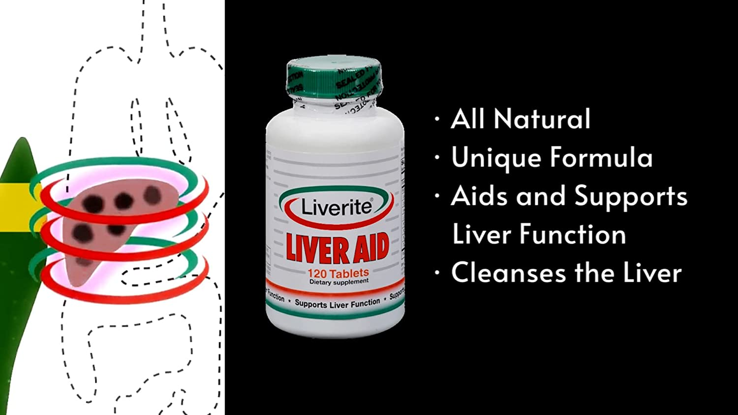 120 Tablets, Liver Support, Liver Cleanse, Liver Care, Liver Function, Energy.