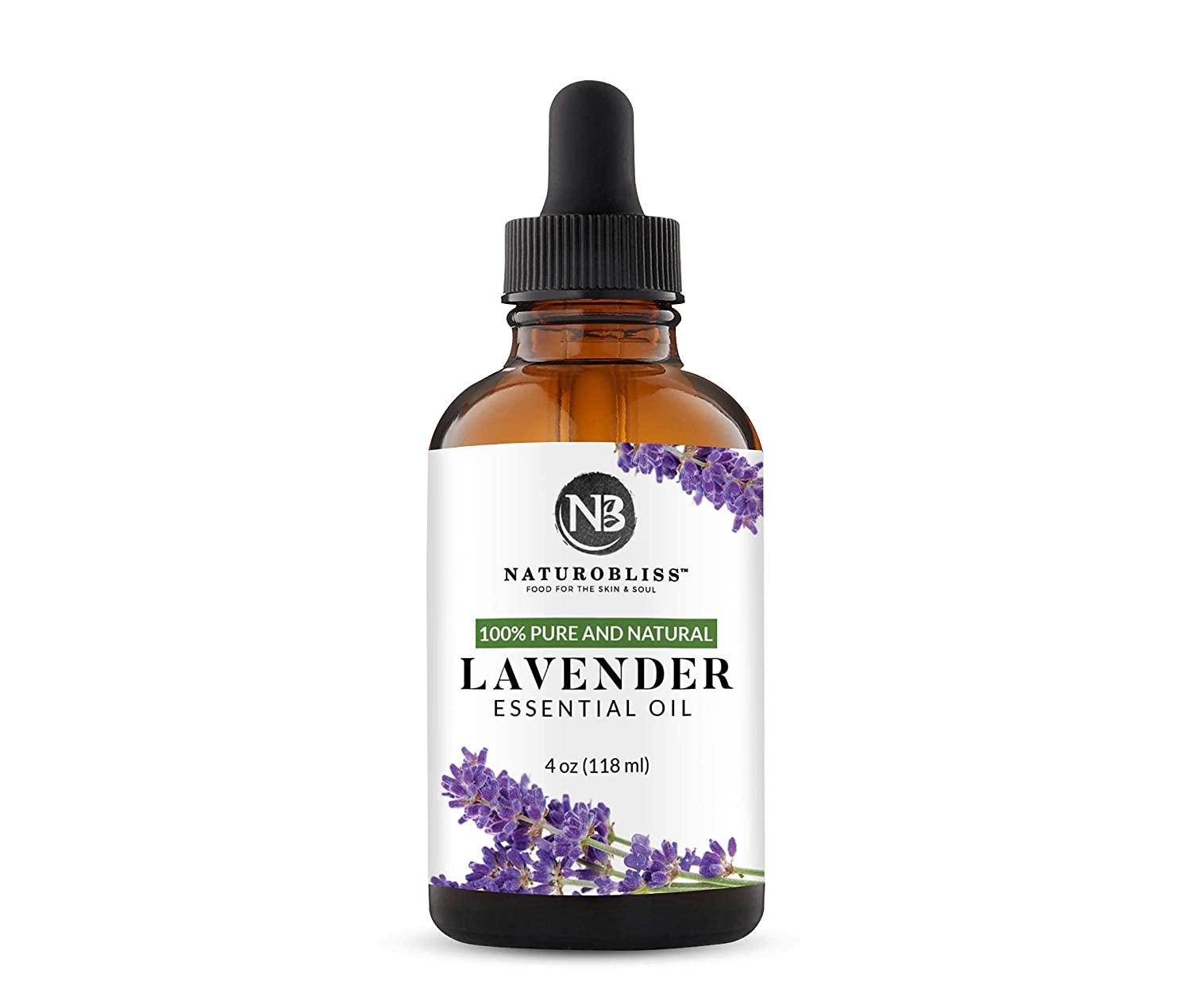 Lavender Essential Oil, 100% Pure Therapeutic Grade, Premium Quality Lavender Oil, 4 Fl. Oz - Perfect for Aromatherapy and Relaxation