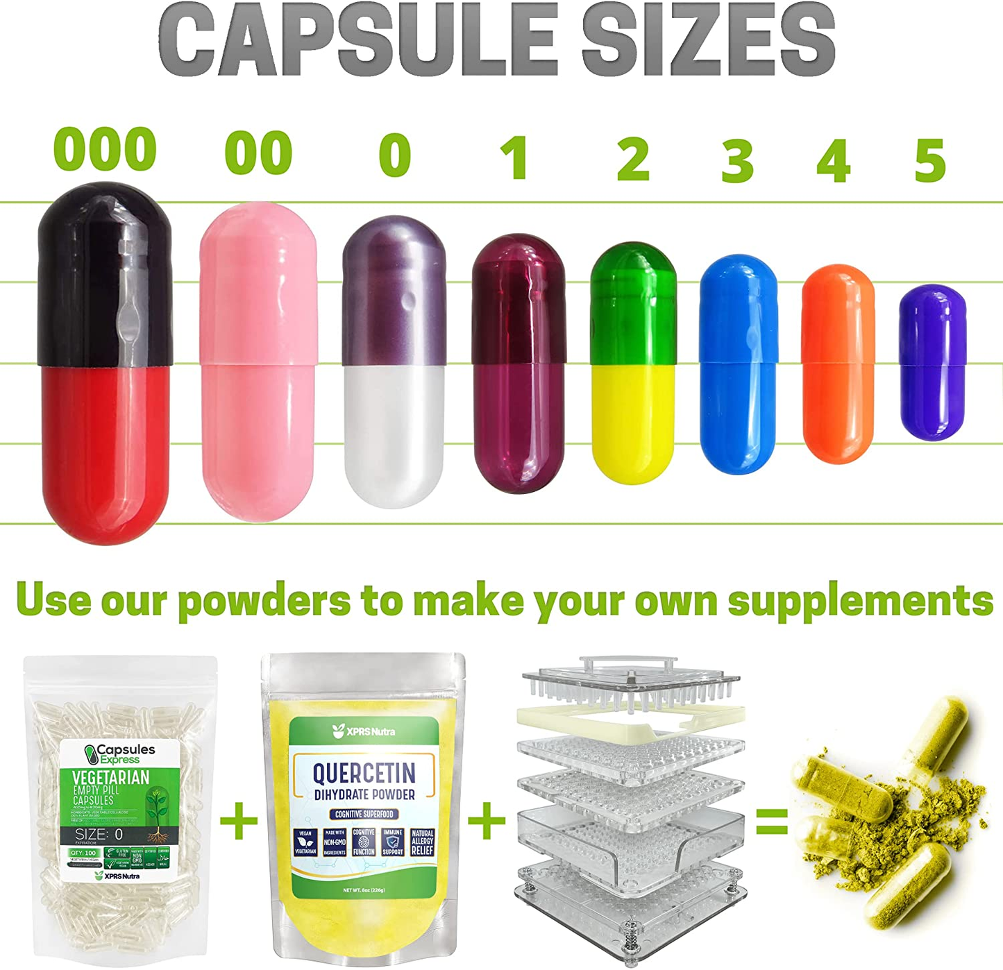 Size 1 Empty Capsules - 100 Count Empty Vegan Capsules - Vegetarian Empty Pill Capsules- DIY Vegetable Capsule Filling- Veggie Pill Capsules Empty Caps (Aqua)