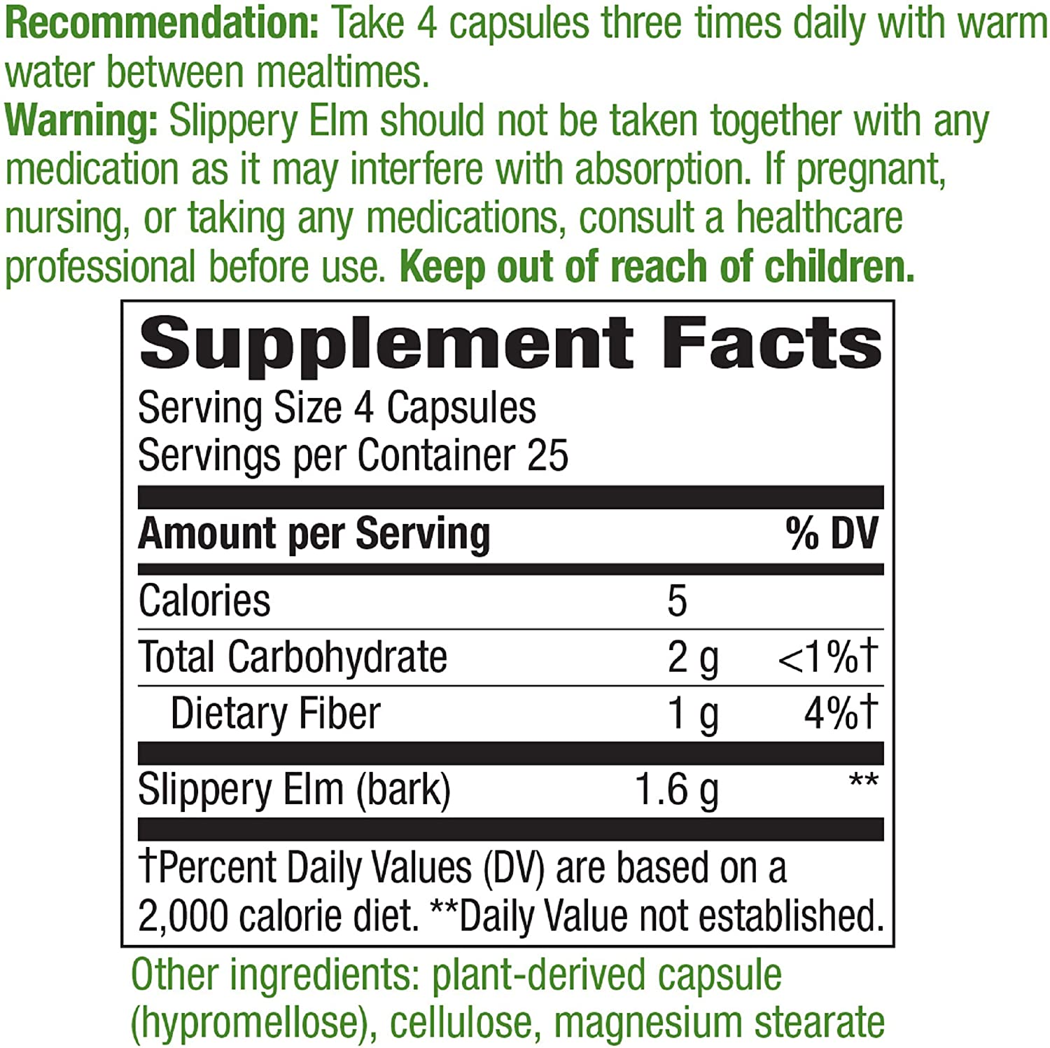 Slippery Elm Bark