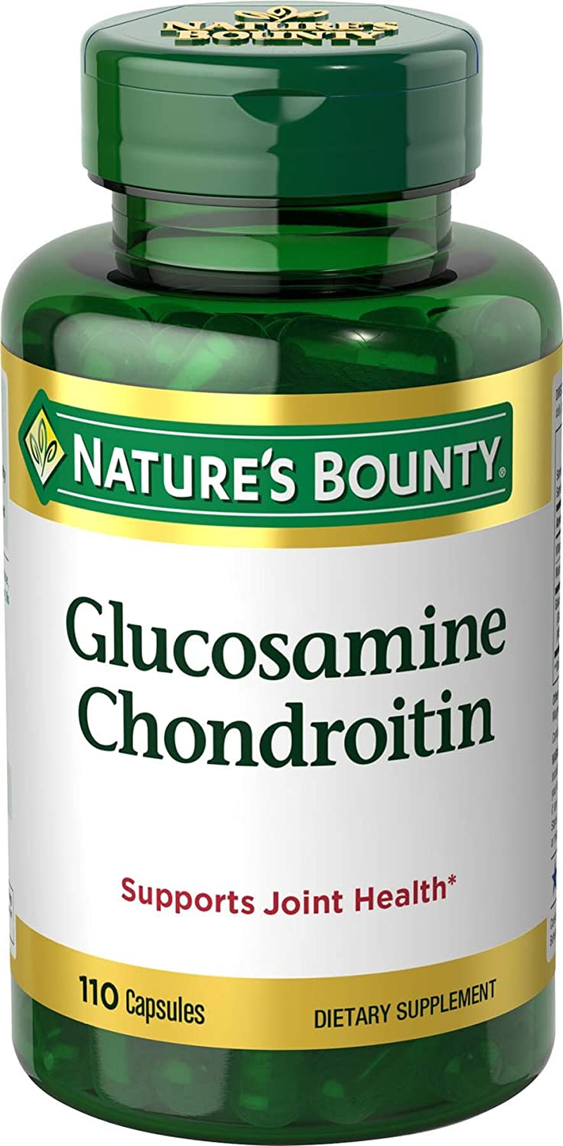 Glucosamine Chondroitin Pills and Dietary Supplement, Support Joint Health, 110 Capsules