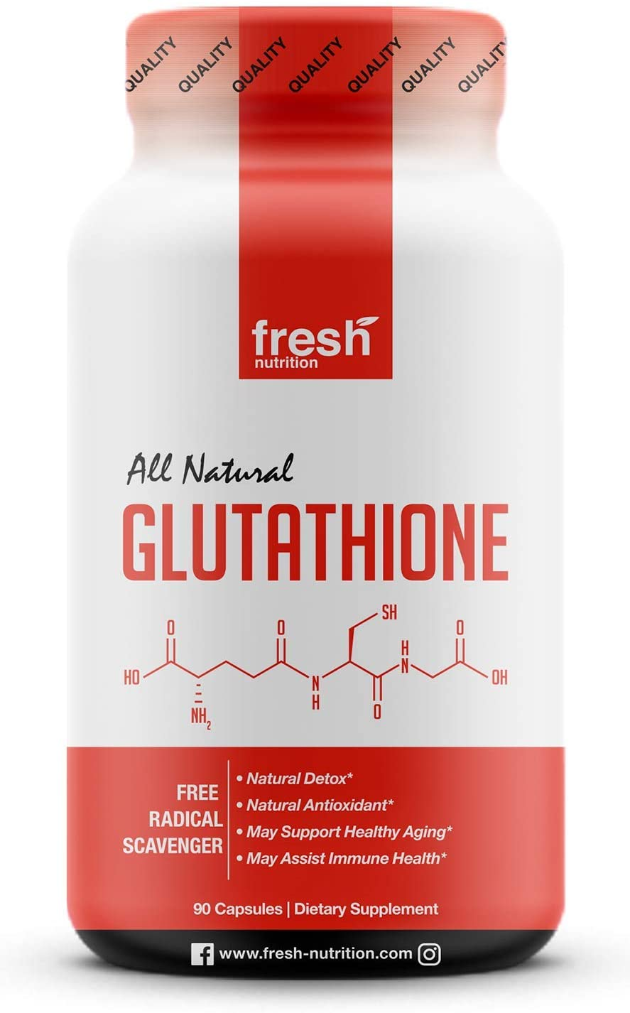 Glutathione Supplement - Strongest DNA Verified Glutathione Reduced - Vegan Friendly, Non GMO, Gluten & Soy Free