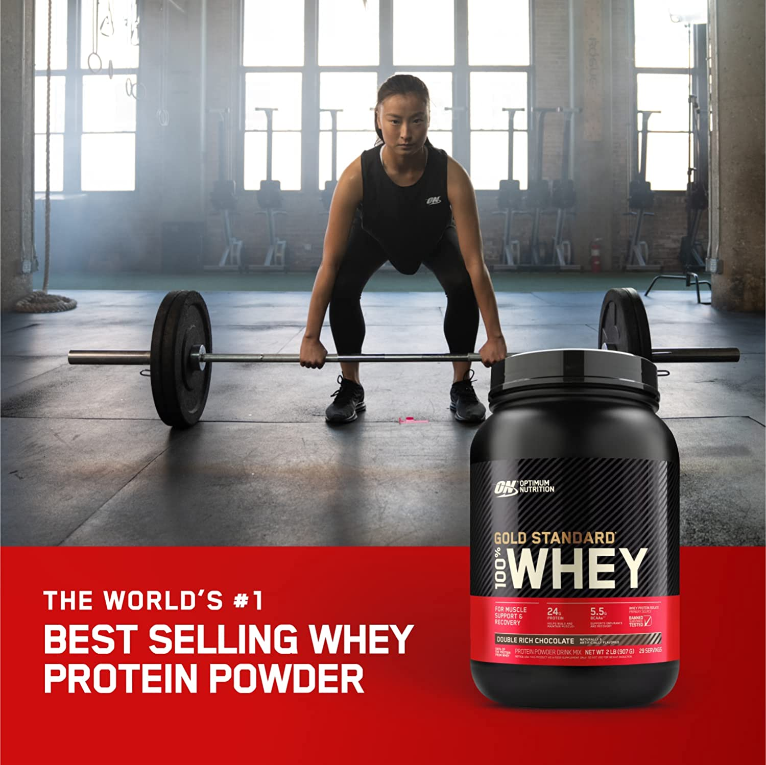 Gold Standard 100% Protein Powder, 2 Pound (Packaging May Vary) Whey Banana Cream