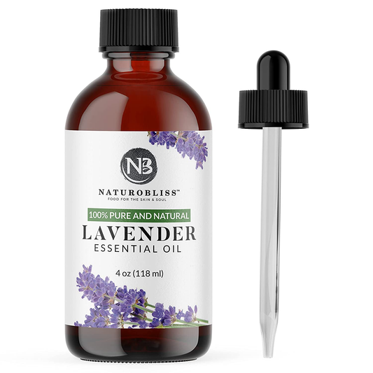 Lavender Essential Oil, 100% Pure Therapeutic Grade, Premium Quality Lavender Oil, 4 Fl. Oz - Perfect for Aromatherapy and Relaxation