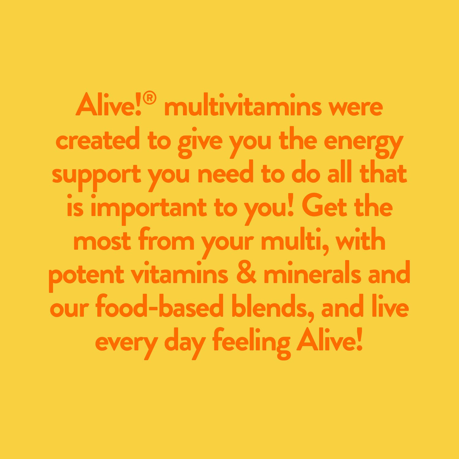 Alive! Once Daily Adult Multivitamin, Ultra Potency, Food-Based Blends, 60 Tablets