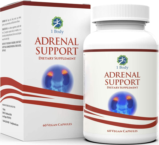 Adrenal Support Supplement - Cortisol Manager - Vegetarian