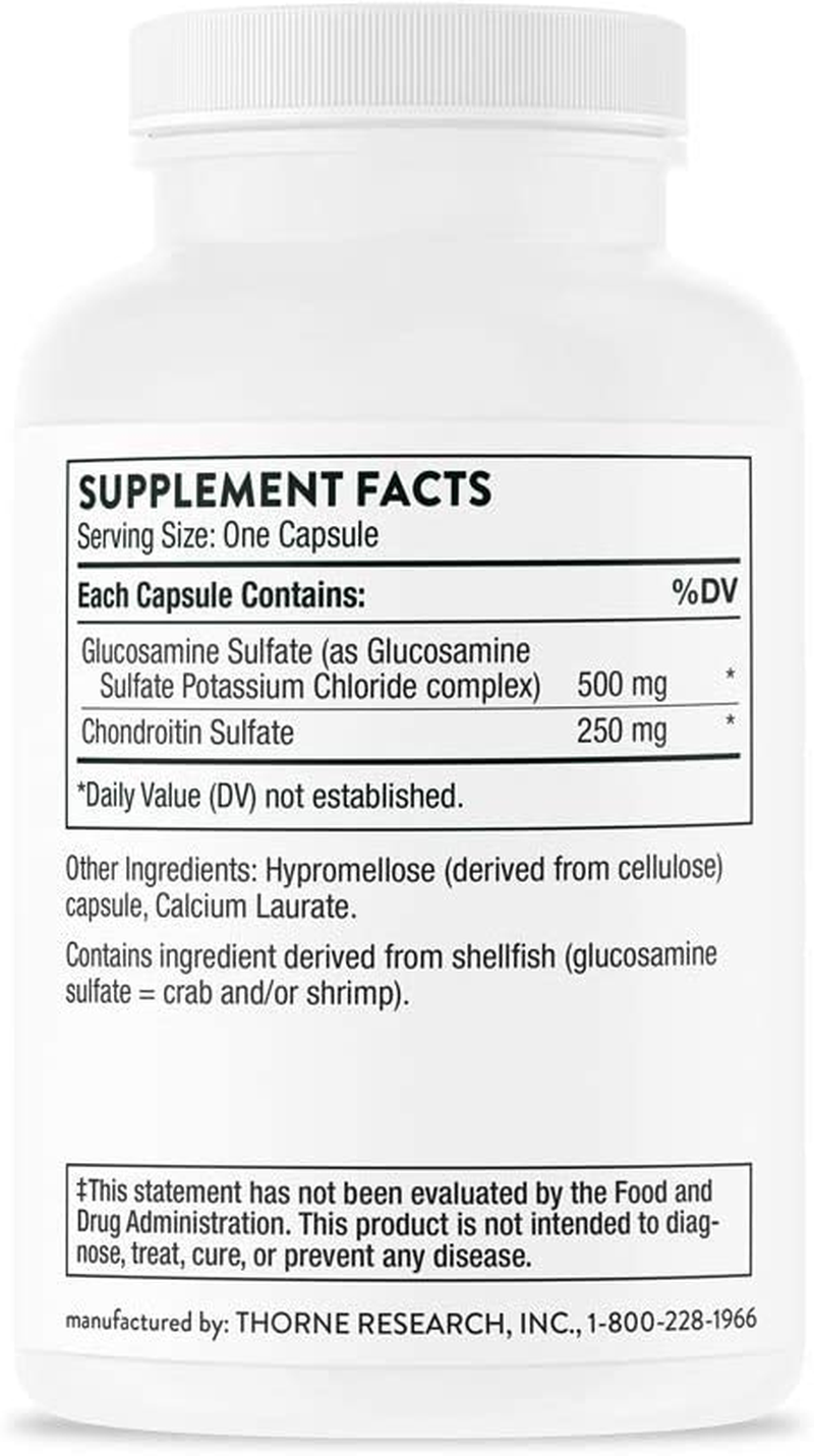 - Glucosamine & Chondroitin - Support to Maintain Healthy Joint Function and Mobility - 90 Capsules