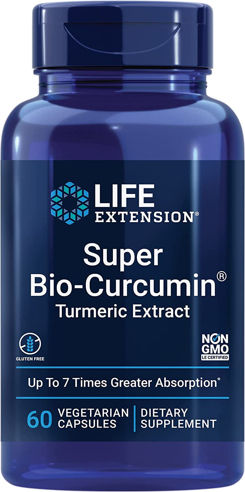 Super Bio-Curcumin Turmeric Extract – Highly-Absorbable Curcumin for Whole-Body Health Support – Gluten-Free, Non-Gmo, Vegetarian – 60 Vegetarian Capsules