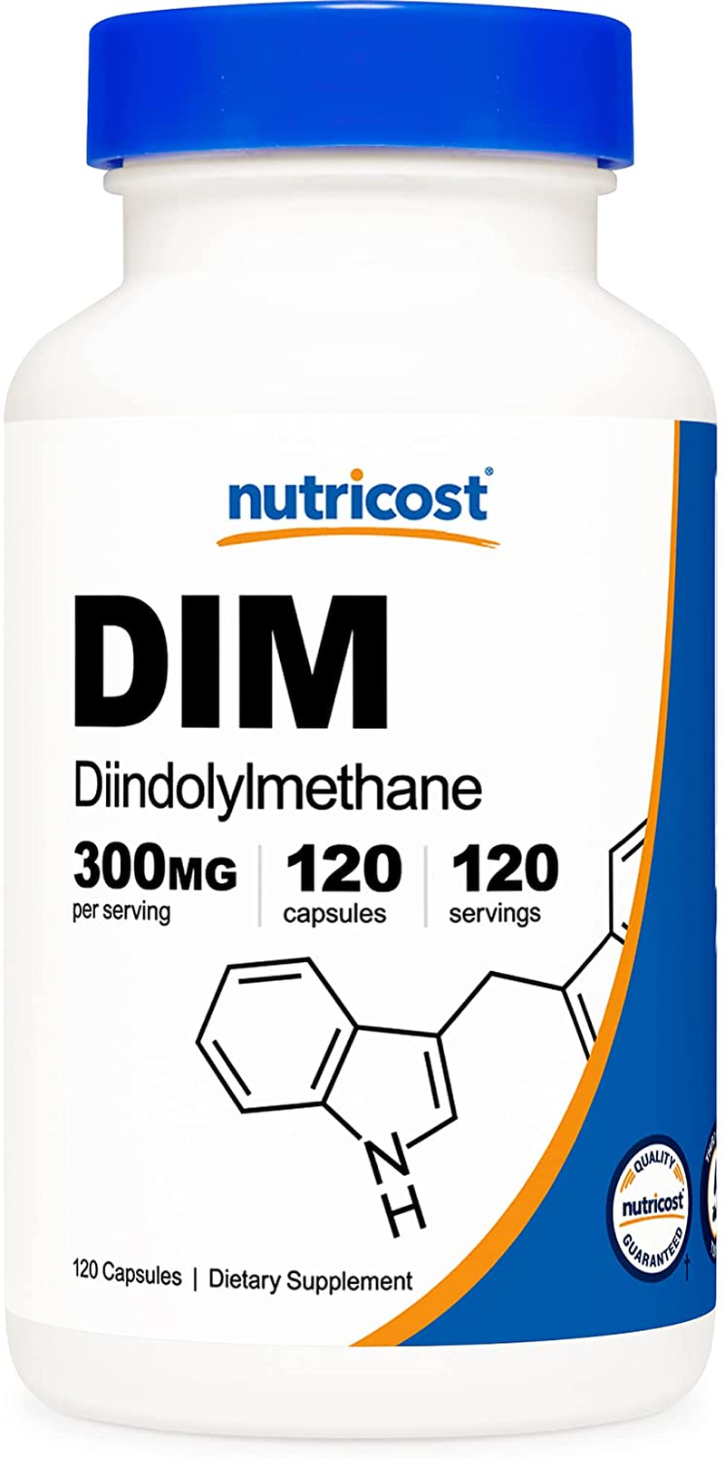 DIM (Diindolylmethane) plus Bioperine 300Mg, 120 Vegetarian Capsules - up to 4 Month Supply, Max Strength DIM Supplement…