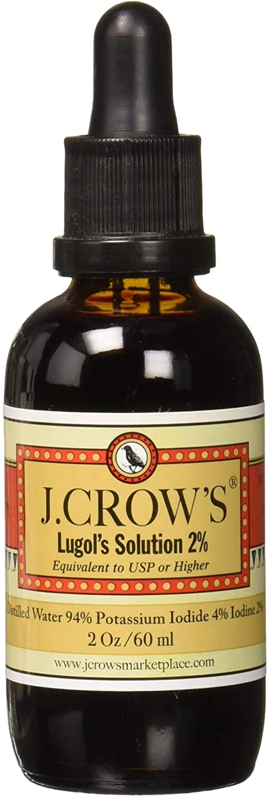 J.CROW'S® Lugol'S Solution of Iodine 2% 2Oz